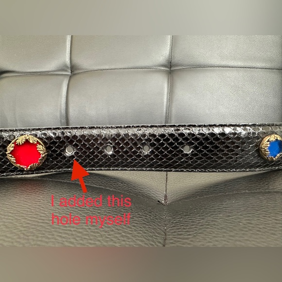 Gucci GG Python Embellished Belt - Picture 4 of 6